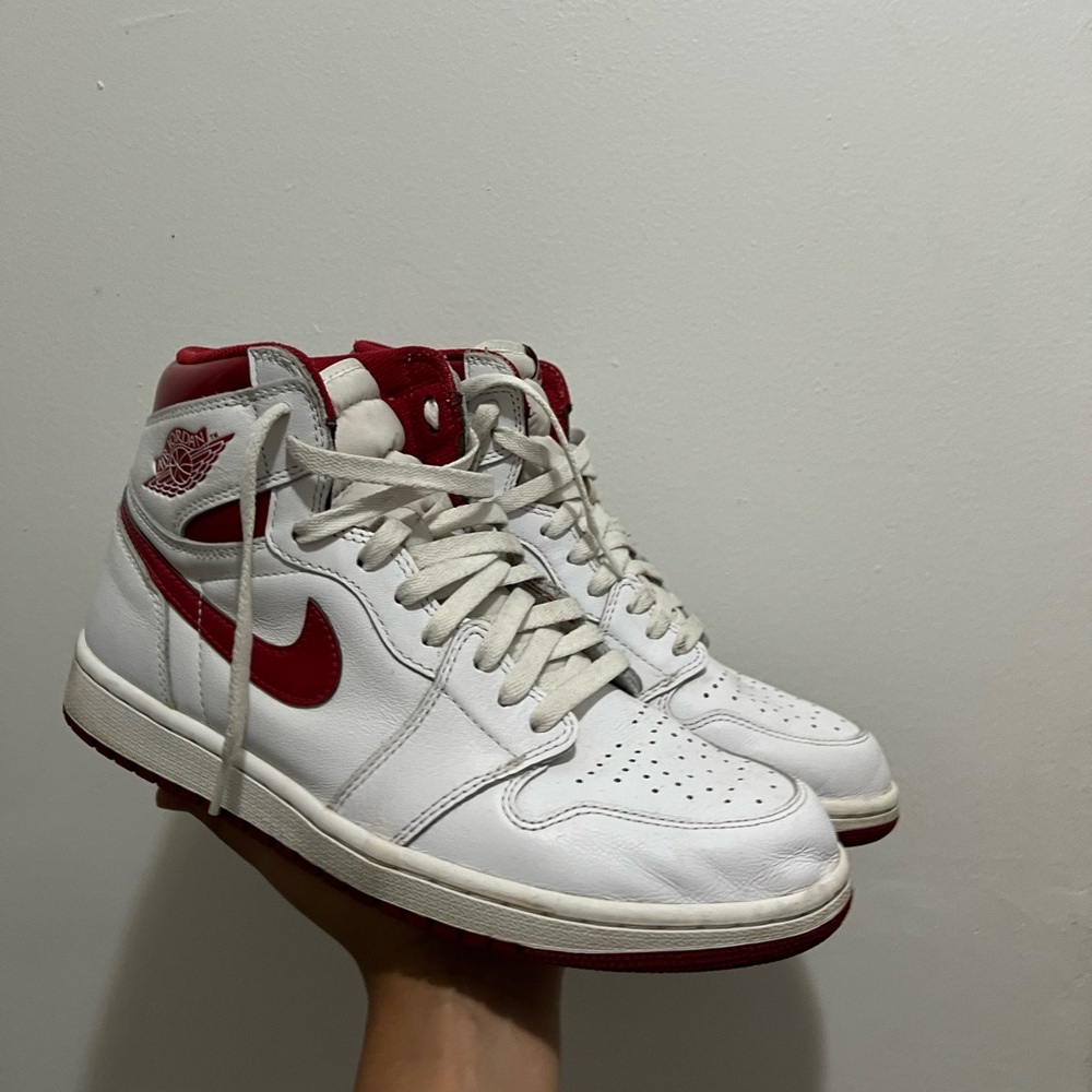 Metallic Red Jordan 1s